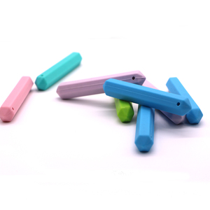 Muestra libre adulto silicona donut colgante teether al por mayor dentición del bebé - Product Image 1