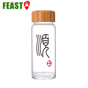 Botella de agua de vidrio para deporte, bote portátil de alta calidad, creativo, borosilicato, nuevo estilo, venta al por mayor - Product Image 3
