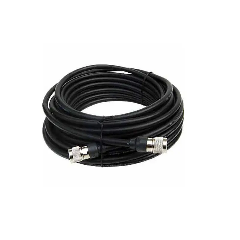 RF cable assembly with n type connectors male to n male rg8 rg213 rg214 lmr400 cable