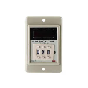 ASY-3D programmable multi range countdown relays Solid state digital timer industrial controls delay relay 220V ac