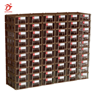 GSM cell phone accessories storage acrylic stackable plastic transparent drawers