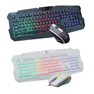 <span class=keywords><strong>Tastiera</strong></span> Gaming, Colore del Led di Retroilluminazione della <span class=keywords><strong>tastiera</strong></span> di Gioco <span class=keywords><strong>Tastiera</strong></span> <span class=keywords><strong>Con</strong></span> <span class=keywords><strong>Mouse</strong></span> Da Gioco - Product Image 1