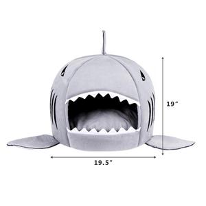 ZYZ summer shark shape cave pet bed for dog and cat pet single home with the price best - Product Image 5