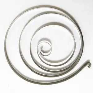 OEM özelleştirilmiş paslanmaz çelik bobin volüt Spiral bahar düz saat yayları