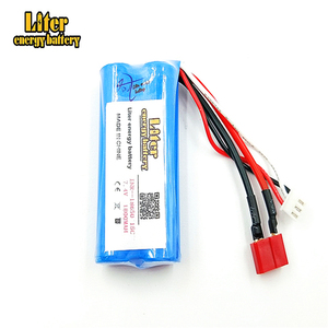 7.4 V 1800 MAh Model Aircraft Helicopter High-discharge 15c 18650 2S 12428 RC <strong>Car</strong> 7.4V Lithium <strong>Batteries</strong> - Product Image 2