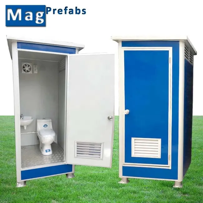 Toilet Portabel Portabel Kamar Mandi Luar Ruangan Umum Prefab