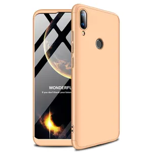 Darbeye 360 tam pc telefon kılıfı için huawei y9 2019 nova Y91 11i Y71 Mate X3 P60 Pro 3 in 1 tampon durumda