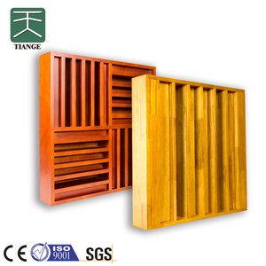 TianGe Bois de caoutchouc <span class=keywords><strong>écologique</strong></span> Pièges à basses décoratifs Matériau insonorisé Diffuseur QRD Panneaux muraux acoustiques - Product Image 4