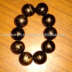 Bracelet de perles en bois de haute qualité le plus vendu unisexe forme de numéro de style vintage du fabricant indien meilleur prix maintenant! - Product Image 1
