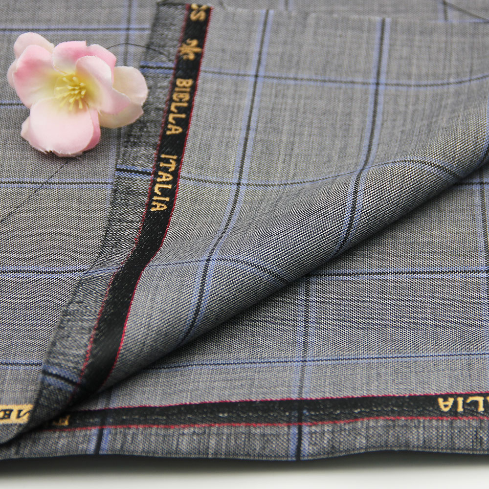 Китайский поставщик, 30 шерсть, 70 полиэстер, клетчатая ткань