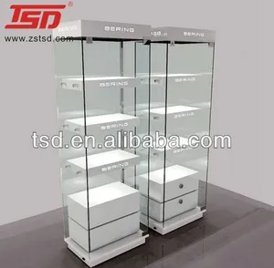 Vitrine de montre en <span class=keywords><strong>verre</strong></span>, en bois, <span class=keywords><strong>exposition</strong></span> murale, modèle, vente en gros, chine - Product Image 2