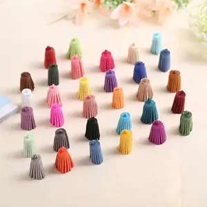 ขายส่ง 3 ซม. แฟชั่นหนังนิ่มหนัง Tassels สำหรับตกแต่งกระเป๋า