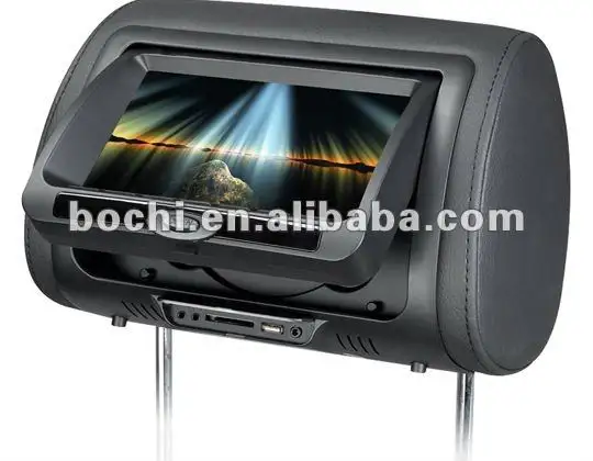 7 ''Inch Mobil Headrest DVD Player dengan USB/SD/Permainan/IR