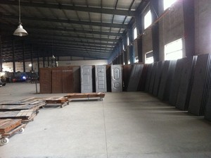 Nouveau modèle de portes doubles en acier commerciales pour l'extérieur, portes de magasin - Product Image 6
