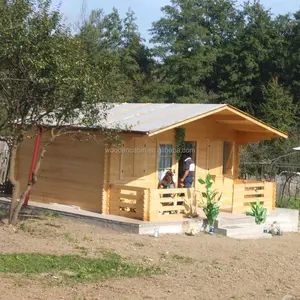 Self build Prefab log cabin with India Price