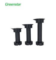 2020 Offre Spéciale et pas cher Prix Chine En Gros tube rond en plastique plinthe pieds réglable table jambe pied pour meubles