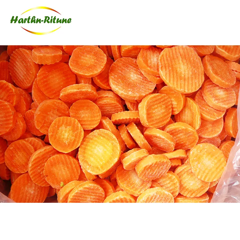 IQF फ्रोजन गाजर Diced गाजर गाजर स्लाइस जमे हुए सब्जियों