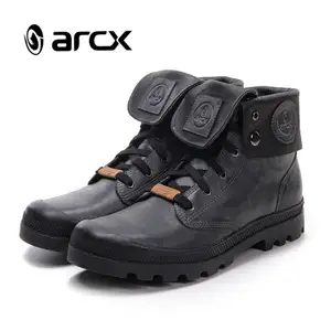 Bottes de Moto antidérapantes pour hommes, chaussures de Motocross, respirantes, de course