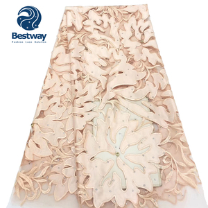 Bestway gris couleur nigérian broderie africaine française dentelle tissu avec strass <span class=keywords><strong>prix</strong></span> entier FL2578B - Product Image 2