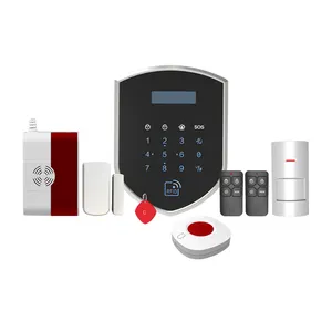 LoRa 3G GSM WIFI Smart home intruso sistema di allarme di sicurezza con app con monitoraggio CID + SIA CMS Center