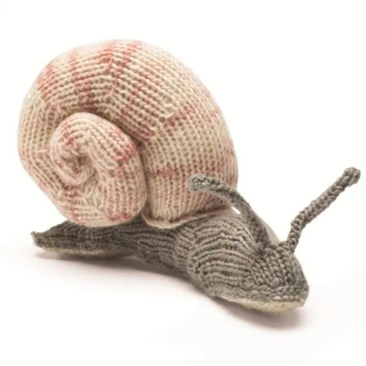 OEM Small Snail Plüsch Stofftier Gestrickt Niedliches Tier für Baby