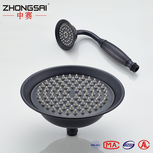 Lavabo En Laiton Salle De Bains Noir Pluie Ensemble De Douche avec douche à main tête - Product Image 5