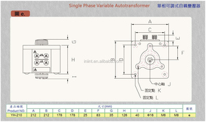 Voltage control Single Phase <b>Transformer</b> input 2200 VA Output 0-220 V - Product Image 6