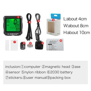 <span class=keywords><strong>INBIKE</strong></span> cable Ordenador de bicicleta impermeable Luz de bicicletas ordenador velocímetro Digital ciclo Velo del ordenador cuentakilómetros 528 - Product Image 3
