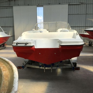Pequeña Lancha Abierta de <span class=keywords><strong>Pesca</strong></span> de Fibra de Vidrio de 20 pies con Motor Fuera de Borda - Product Image 4