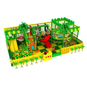 Fun virgin forest theme children indoor soft playground area for mall