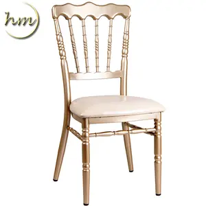 Chaise Napoléon en métal populaire à empiler pour hôtels, restaurants, parcs extérieurs, <span class=keywords><strong>vente</strong></span> d'usine - Product Image 1