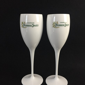 Flûte da Champagne Dipinte a Mano di Pierre Jouet, Francia - Product Image 1