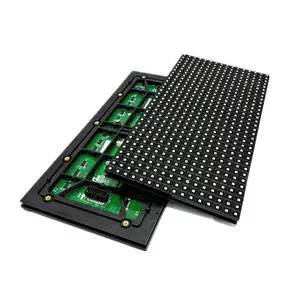 แผงสีเต็มกลางแจ้ง SMD P10 16X32 RGB Led Matrix โมดูล