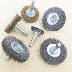 Brosse à roue métallique en acier/cuivre, brosse à fil pour meuleuse outil rotatif <span class=keywords><strong>Dremel</strong></span> outil de polissage 1 pièce - Product Image 6
