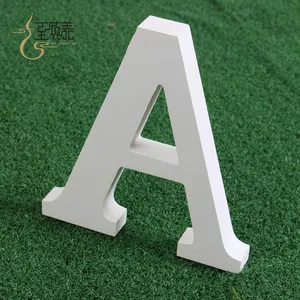 China fabricante letras de gran tamaño pequeño madera iniciales