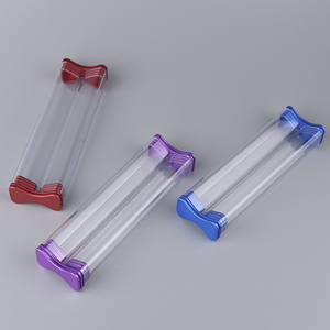 Sản Phẩm Mới Bán Buôn Trong Suốt Acrylic Hộp Bút Hộp Quà Tặng Nhựa Bút Trường Hợp Đôi Tam Giác Bao Bì Ống Bao Bì Bút Hiển Thị - Product Image 3