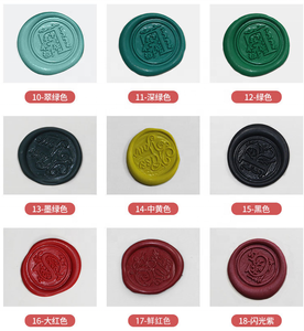 2025 nouveaux autocollants de sceau de cire de couleur de logo personnalisé de <span class=keywords><strong>prix</strong></span> usine d'origine - Product Image 5