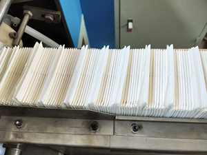 Machine certifiée CE pour la fabrication d'enveloppes portefeuilles jetables et de mouchoirs de poche - Product Image 5