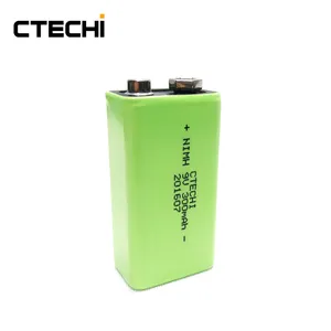 CTECHi Ad Alta Capacità 9 v 300 mah NiMH Ricaricabile RC Batteria