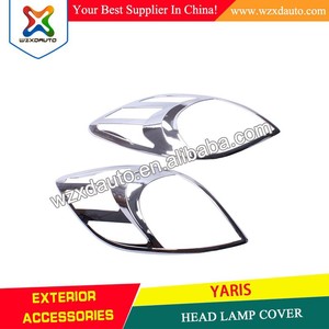 <span class=keywords><strong>Toyota</strong></span> yaris 2014( <span class=keywords><strong>berline</strong></span>) chef chrome couvercle de la lampe de voiture accessoires - Product Image 1