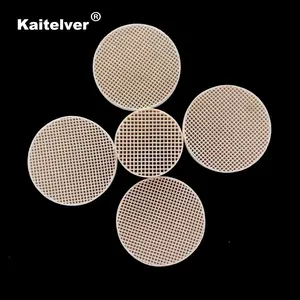 Honeycomb pottery filtered slice & Disc vacuum ceramic honeycomb filter for iron casting molten