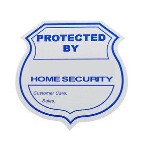 12x12 "Custom A Forma di 24 Ore di <span class=keywords><strong>Video</strong></span> di Sorveglianza di Sicurezza Domestica Yard Allarme Esterno di Sicurezza di Avvertimento Segno di Alluminio - Product Image 1