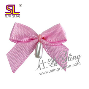 Mini <span class=keywords><strong>flores</strong></span> de lazo de cinta de poliéster para decoración de disfraces - Product Image 2