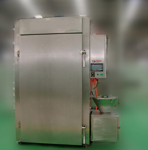 Chariot de <span class=keywords><strong>barbecue</strong></span> mécanique et électrique, fumoirs, machine à fumer le poulet, équipement - Product Image 5