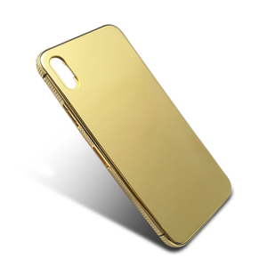 เคสไอโฟน X ชุบทองหรูหราประดับเพชร - Product Image 6
