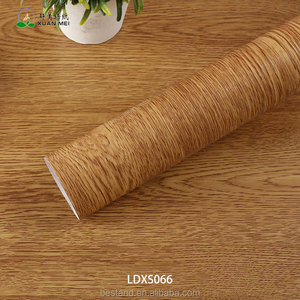 Película decorativa de PVC de grano de madera muy brillante, película de PVC barata, <span class=keywords><strong>papel</strong></span> de Contacto de grano de madera - Product Image 1