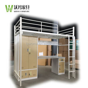 Litera inflable y de seguridad, mueble moderno con escritorio y armario - Product Image 2