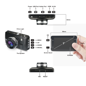 Novatek 96650 사용자 설명서 fhd 1080 마력 3 인치 자동차 카메라 <span class=keywords><strong>dvr</strong></span> 비디오 레코더 - Product Image 2