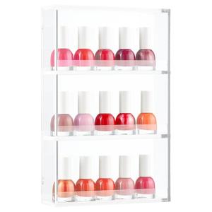 Panier de vernis à ongles en acrylique personnalisé, présentoir mural, étagère de sol ou vitrine - Product Image 1
