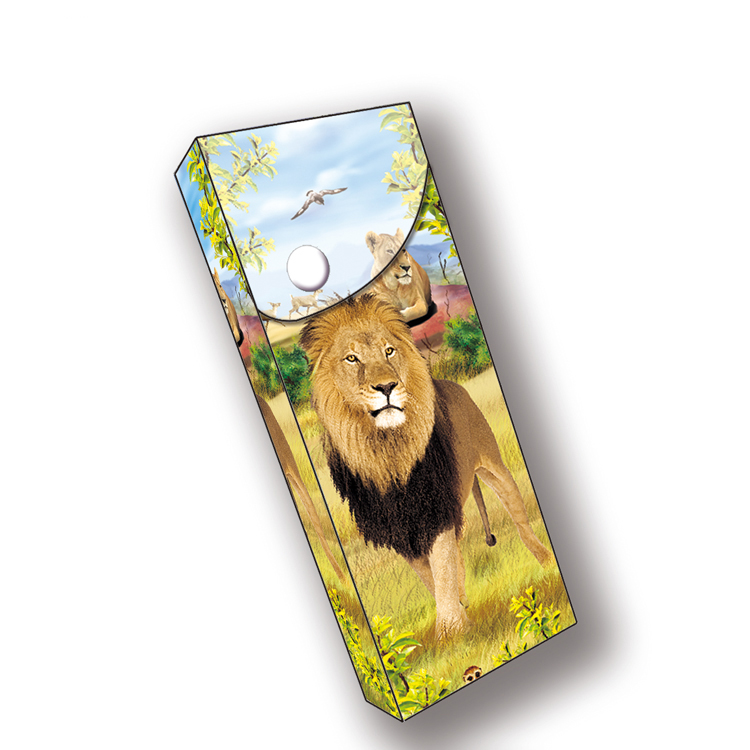 Лидер продаж, детский пенал Zebulun с полипропиленовой 3D печатью